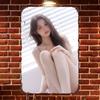 HD Tin Sign Vintage Elegant Asian Girl In Lingerie by Window Blinds Metal Wall Art Retro Decor for Home Bar Cafe