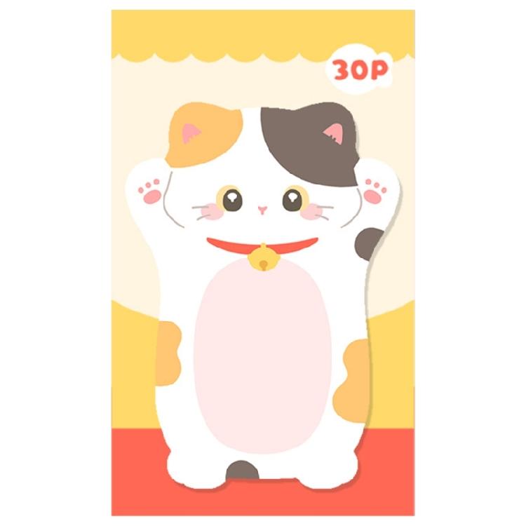 Cartoon Shape Design Stick Note Selves Stick Write Pad Reusable for School Office Journaling Multipurpose Paper Notepads