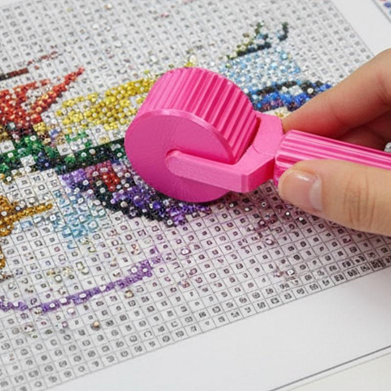 Rolling Plastic Crafting Tool For Beads Art Projects With Nonslip Fatigue Grip Designs