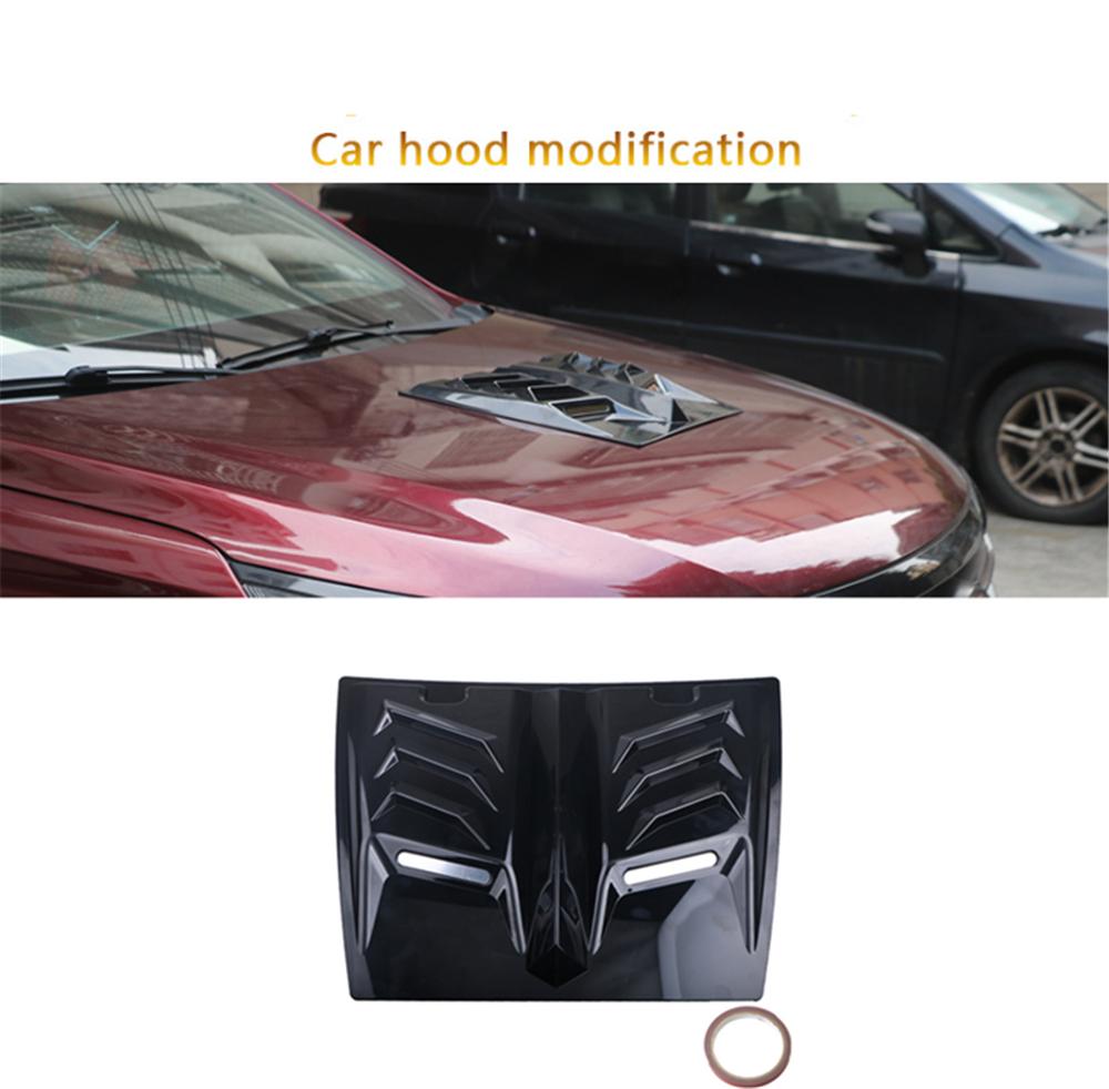 Universal Car Exterior Hood Vent Scoop Cover Air Intake Grille Inlet Trim