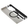 For Samsung Galaxy S25 Ultra Magnetic Case Carbon Fiber Texture Water Transfer PC Phone Cover