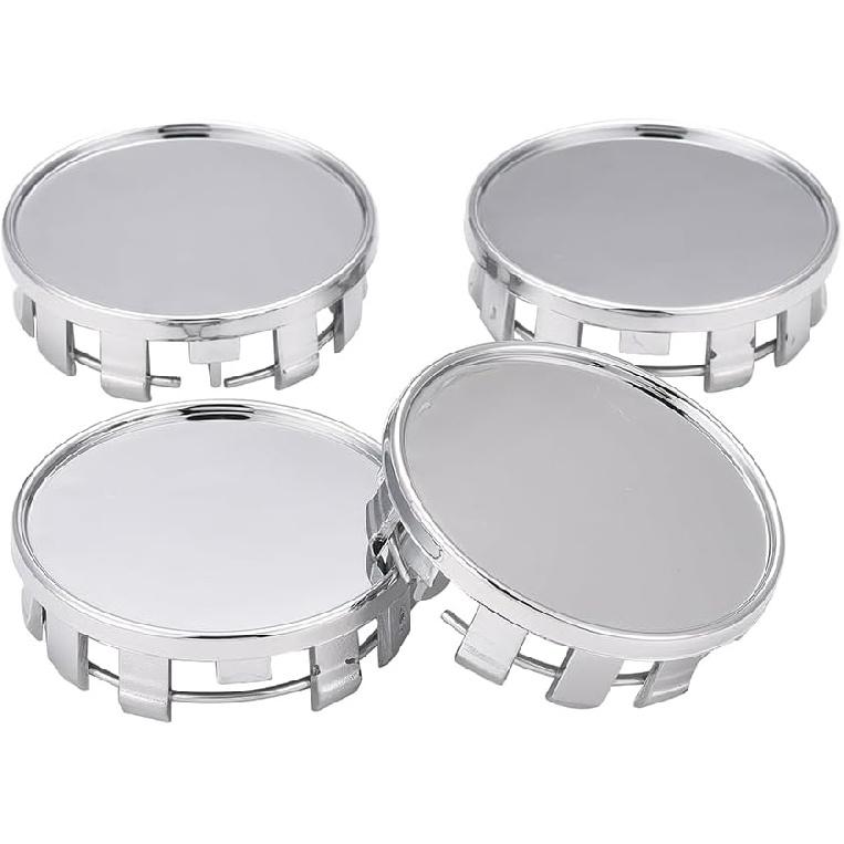 4 PCS 54mm Car Wheel Center Caps Wheel Tyre Center Hub Caps Covers Replacement for Auto Vehicle Car (Black)