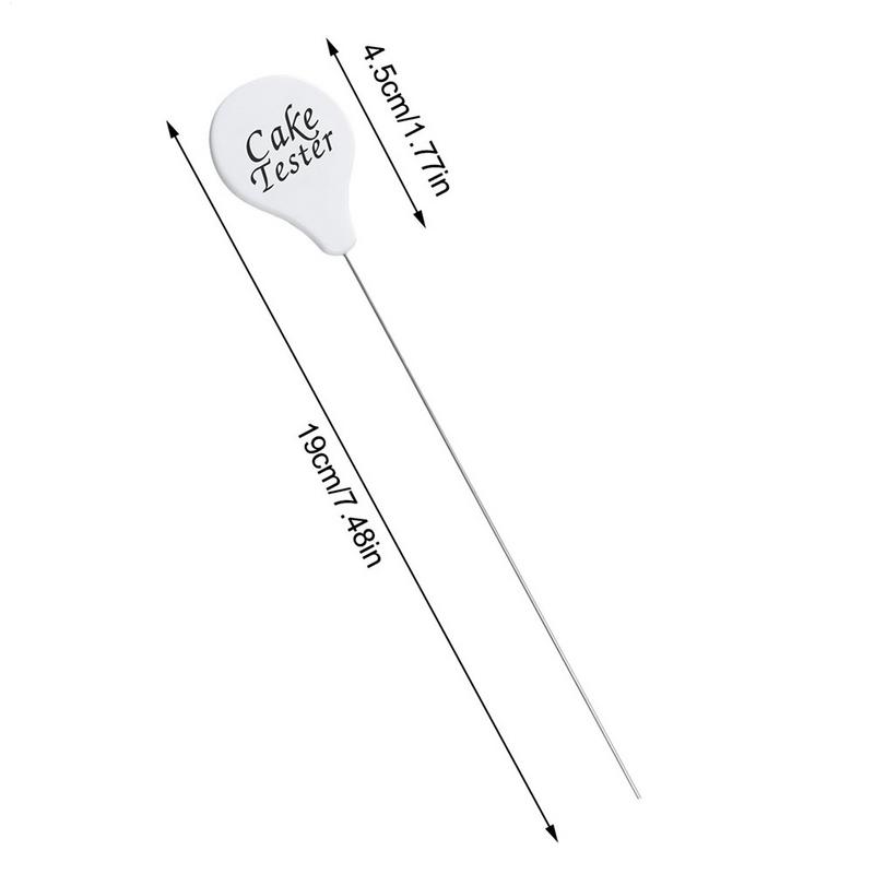 Cake Tester Probe Reusable Stainless Steel Cake Testing Needle Sticks For Bread Biscuits Muffin Pancake Home Bakery Tools