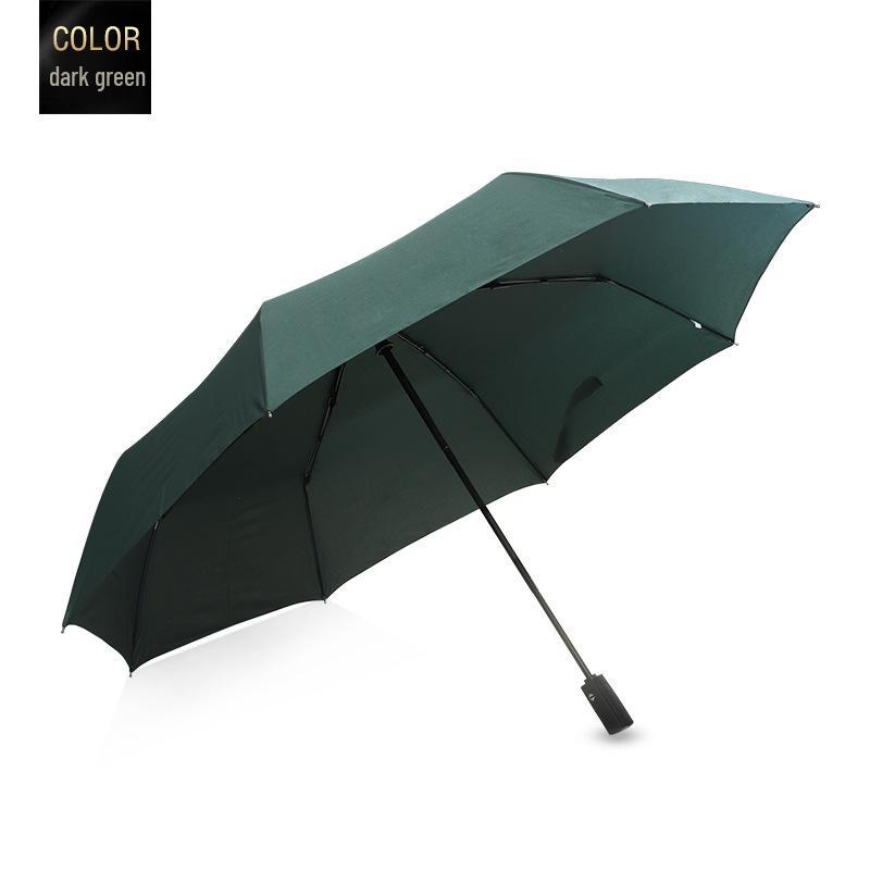 In Stock: New 125cm Single-Layer Automatic Folding Umbrella - PURPLERAIN (Purple)