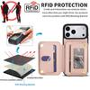 Crossbody Card Slots Zipper Leather Wallet Phone Case for IPhone 17E 16E 17 16 15 14 Plus 13 12 11 Pro Max Protection Cover
