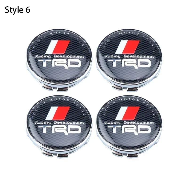 For Toyota JAI34pcs 60mm Car Tyre Wheel Center Hub Cap Badge For Toyota C-hr Prado Rav4 Yaris Hilux Prius Avensis Corolla Camry Accessories