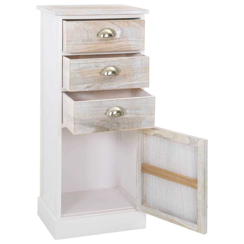 Sideboard 38 x 28 x 86 cm Solid Paulownia Wood