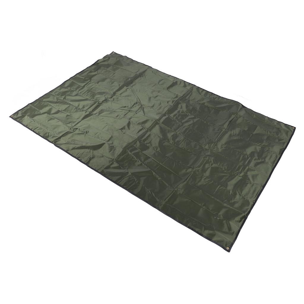 S Size Camping Tent Footprint Canopy Water Proof Camping Tarp Wear Proof Oxford Cloth Picnic Mat for Outdoor OD Green