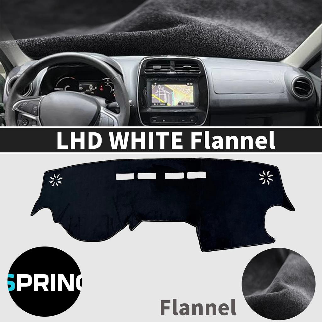 For Dacia Spring 2016 2017 2018 - Electric Car Dashboard Cover Dashmat Non‑Slip Protective Dash Mat Pad Auto Accessories