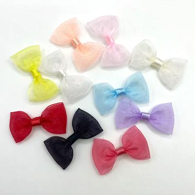 5Cm Snow Yarn Bow Children'S Hairpin Skirt Decorative Bow Handmade Diy Accessories Doll Decorative Butterfly
