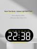 Multifunctional LED Alarm Clock with Large Screen & Atmosphere Light - Model GH8035