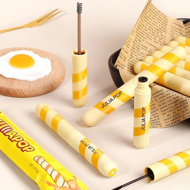 

JULIA POP - Rotating Cheese Slender / Glitter Mascara - 6 Colours 01# Black (Basic) - 6g