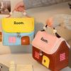 Dopamine Small House Cosmetic Bag Women's Portable Hand Wash Bag Cosmetic Storage Bag
