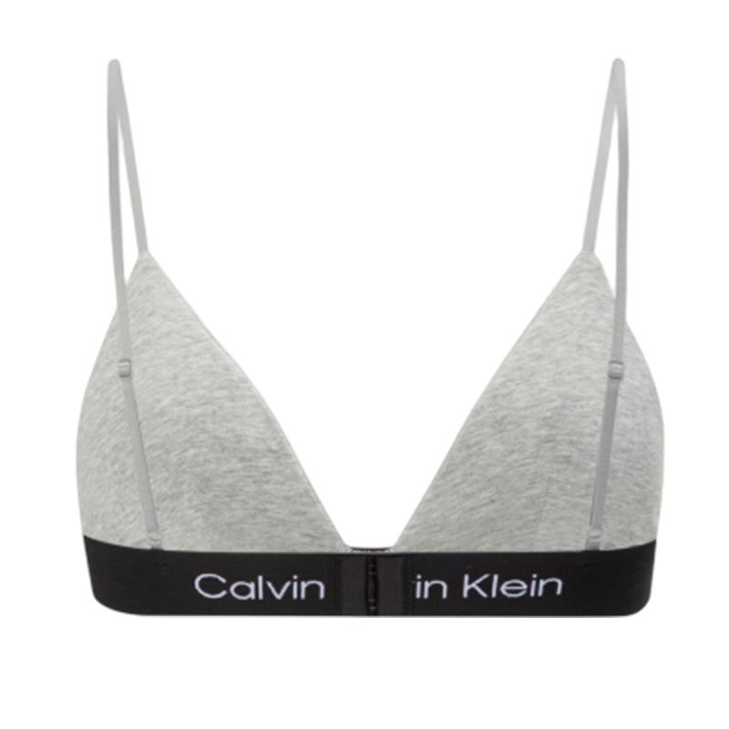 Calvin Klein CK96 Series Small Square Wireless Detachable Padding Triangle Bra Women Bra Coconut-Gray QF7217ADP7A