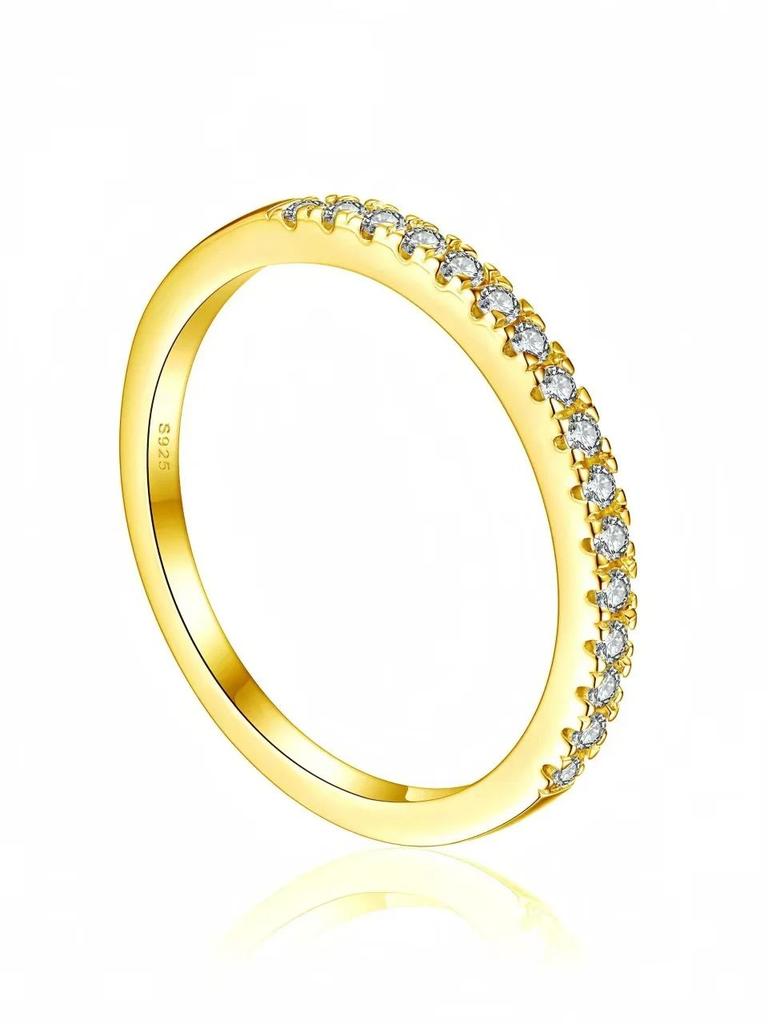 Gra Test Passed Moissanite Ring Matching Wedding Diamond Band for Women 925 Sterling Silver Female Crown Single Tail Ring Jewelry