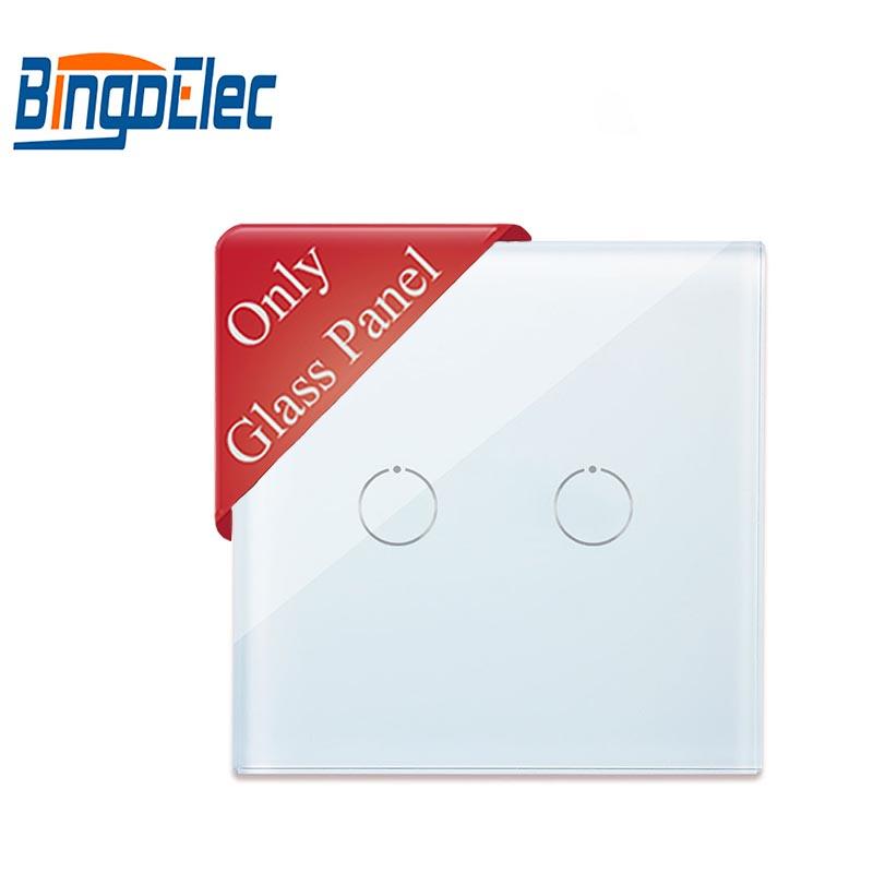 CNBINGO Home Automation Europe Wifi Remote Control Wall Touch Light Tuya Zigbee Smart Switch 86*86mm&Eu Standard