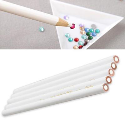 5 Stück Nail Art Strasssteine ​​Perlen Pick Up Pick Up Pen Maler Bleistifte Werkzeug