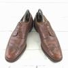 NIPMAR Vintage Made in Italy Fully Handmade Leather Wingtip Dress Shoes Size 7 25.0cm Brown(USED)