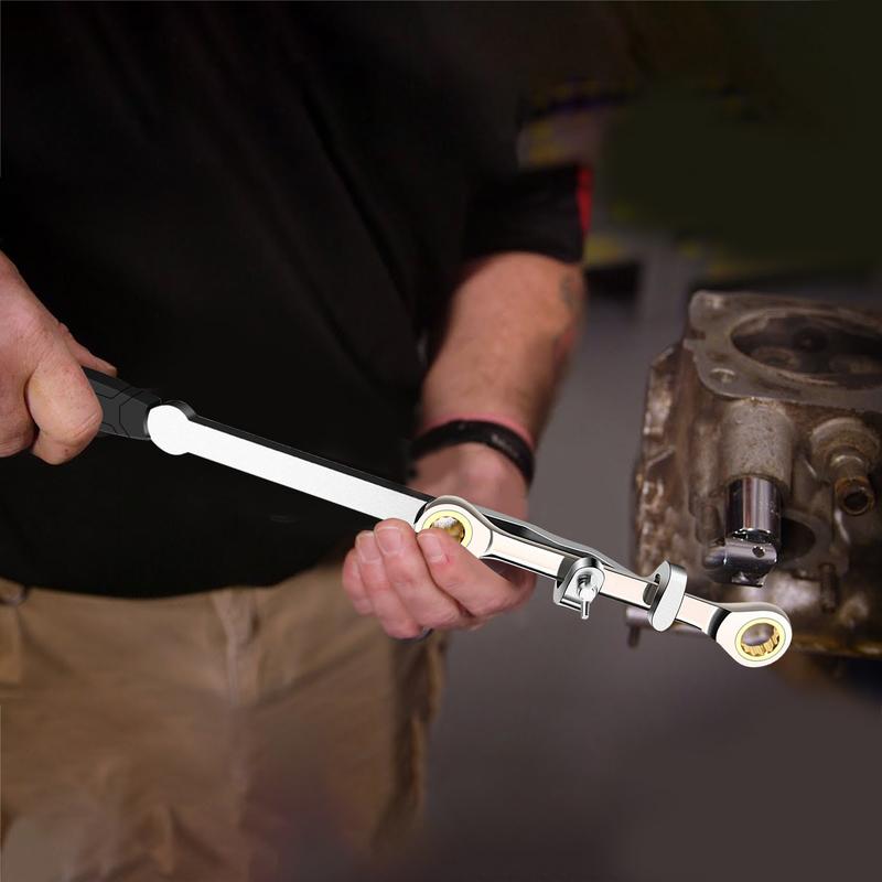Wrench Extension Bar 15.7 Inch Long Wrench Extension Torque Multiplier Wrench Extender Adaptor for Maximum Leverage Works With