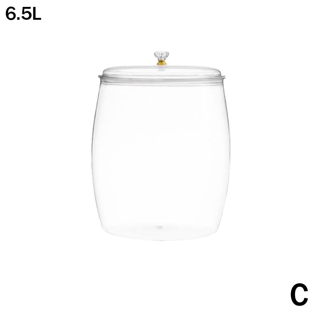 Multifunctional Storage Jar With Lid Plastic Transparent Storage Box Sealed Cereals Jar Flour Rice Nuts Beans Dry Food Container
