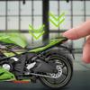 1/12 Kawasaki 600cc Niaja ZX6R Alloy Motorcycle Model Simulation Diecast Metal Street Motorcycle Model Children Toy Gift