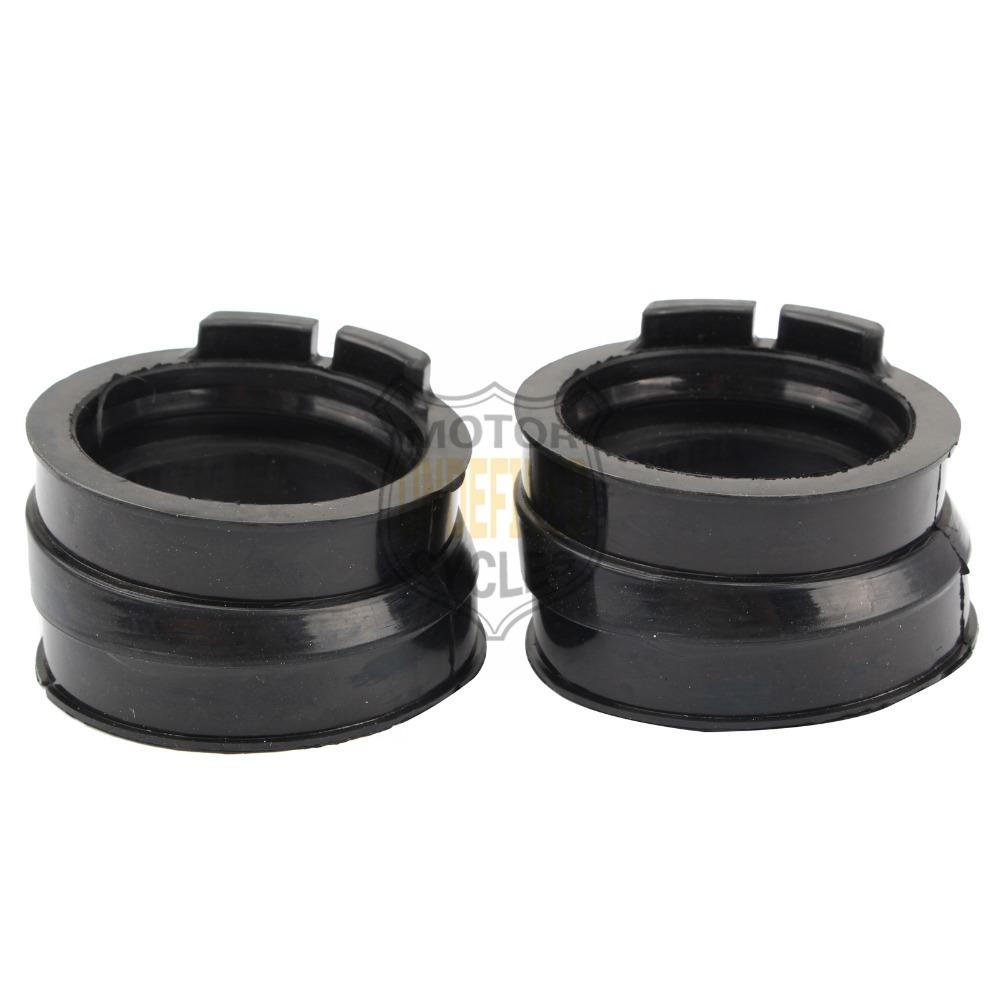 2 Pcs Black Carburetor Intake Manifold Joint Boots Set Glue For Honda XRV750 Africa Twin RD07 Bj. 1993 1994 1995-2003 2002 2001
