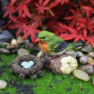 Great Fine Workmanship Decorative Synthetic Resin Table Centerpiece Animal Garden Figurine Home Supplies Bird Sculpture