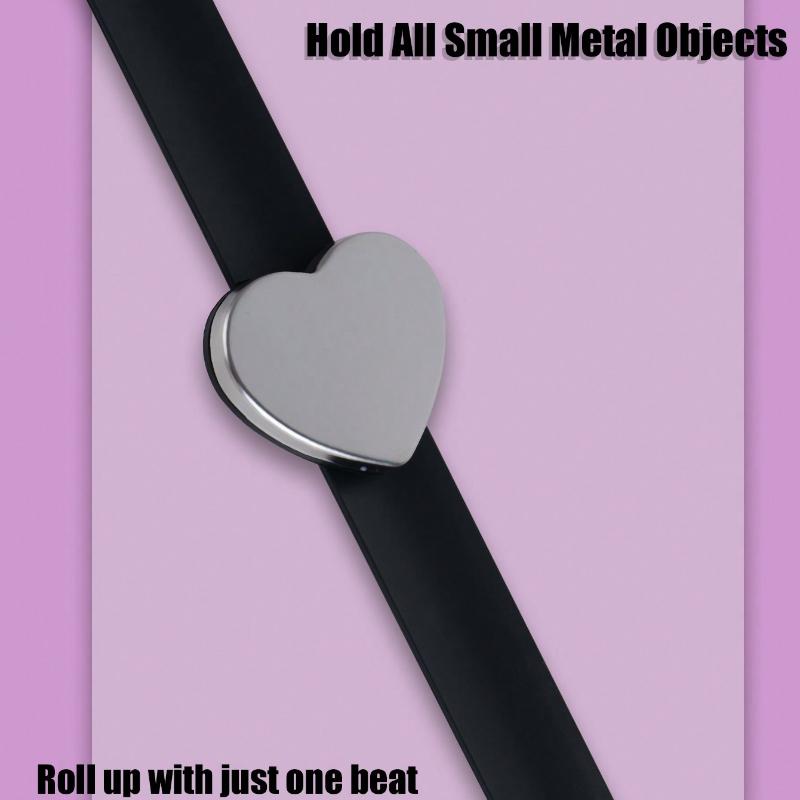 Magnetic Wristband For Hair Stylist, 4 Pieces Hair Braiding Tool With Edge Rat Tail Comb, Braider Wristband For Black Hair Home Beauty Women Gifts