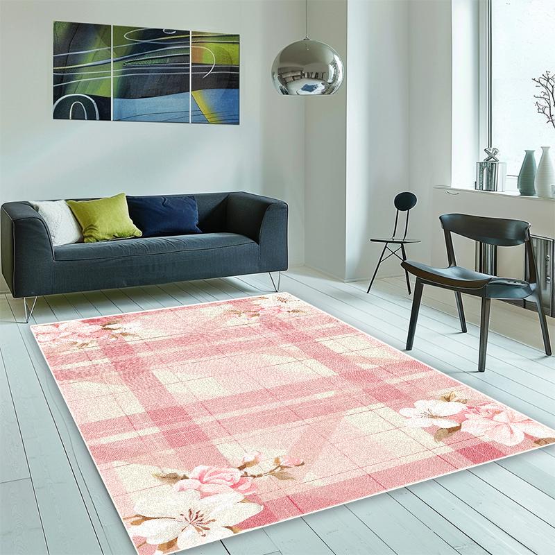 

Nordic Luxury Geometric Carpet Living Room Classic Printing Decoration Sofa Large Area Rugs Bedroom Cloakroom Soft Non-slip Mats 60x90cm