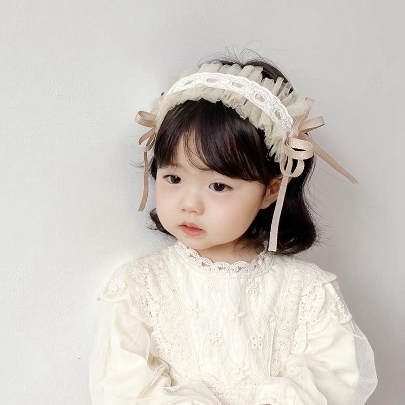 French Retro Princess Lace Pearl Lolita Headband & Hair Accessories