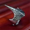 Retro Viking Raven Totem Men's Fashion Ring - European & American Style