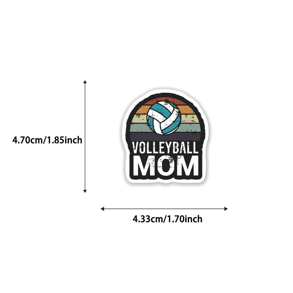 50 Creative Volleyball Slogan Stickers for Notebooks & DIY Suitcases
