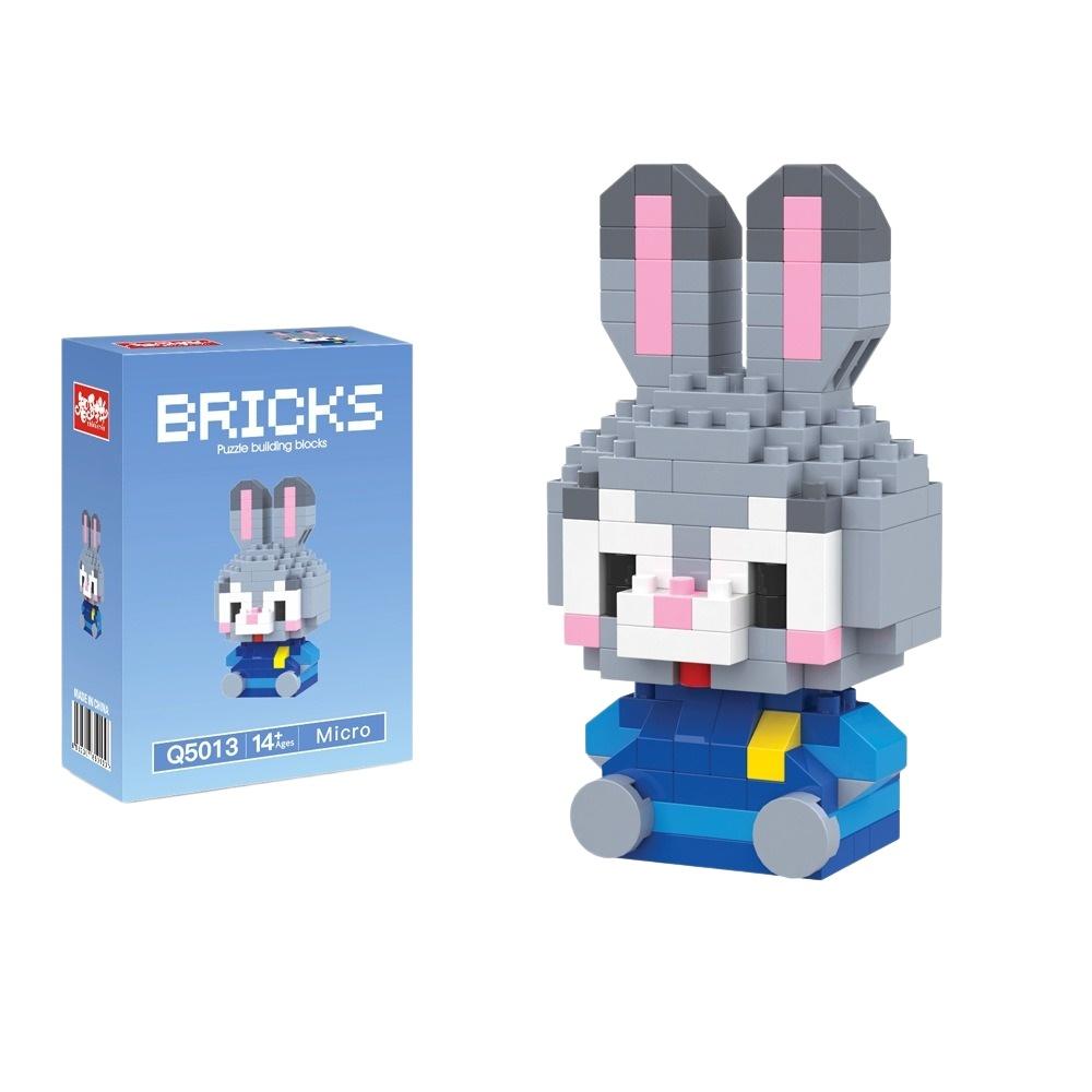Zootopia Small LinaBell Building Blocks Judy Nick Model Donald Duck Education Lotso Toys Mickey Mouse For Kids Birthday