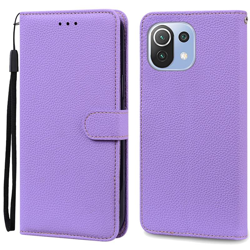Mi 11 Lite Deksel For Xiaomi Mi 11 Lite 5G NE Lær Lommebok Flipdeksel For Xiaomi Mi 11 Lite Deksel Mi11 11i Cover Coque Fundas