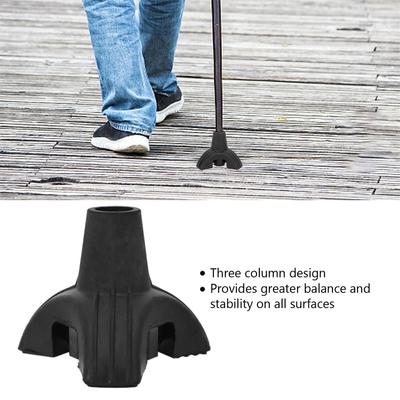 Walking Cane Tip 19mm Crutch Tips Reduce Fatigue Six Pillar Design