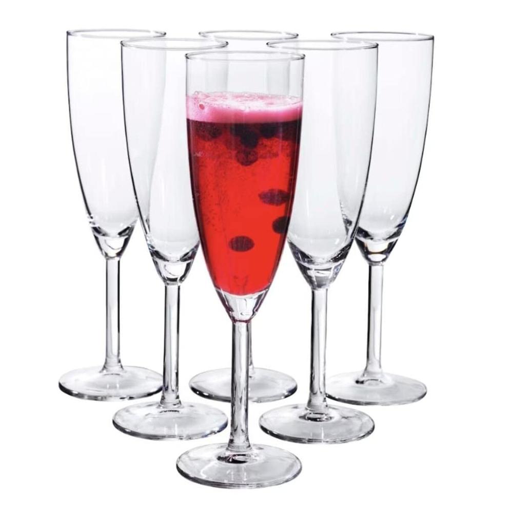 IKEA Svalka Glass Champagne Glasses, 12-Piece Set (80137805)