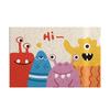 Colorful Little Monster Entry Silk Ring Door Mat, Wind Entry Silk Ring Non-Slip Floor Mat, Entrance To The Door Rubbing Land Mat