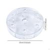 Crystal Tray Display Stand Storage Jewelry Plate Clear Holder Hexagram for