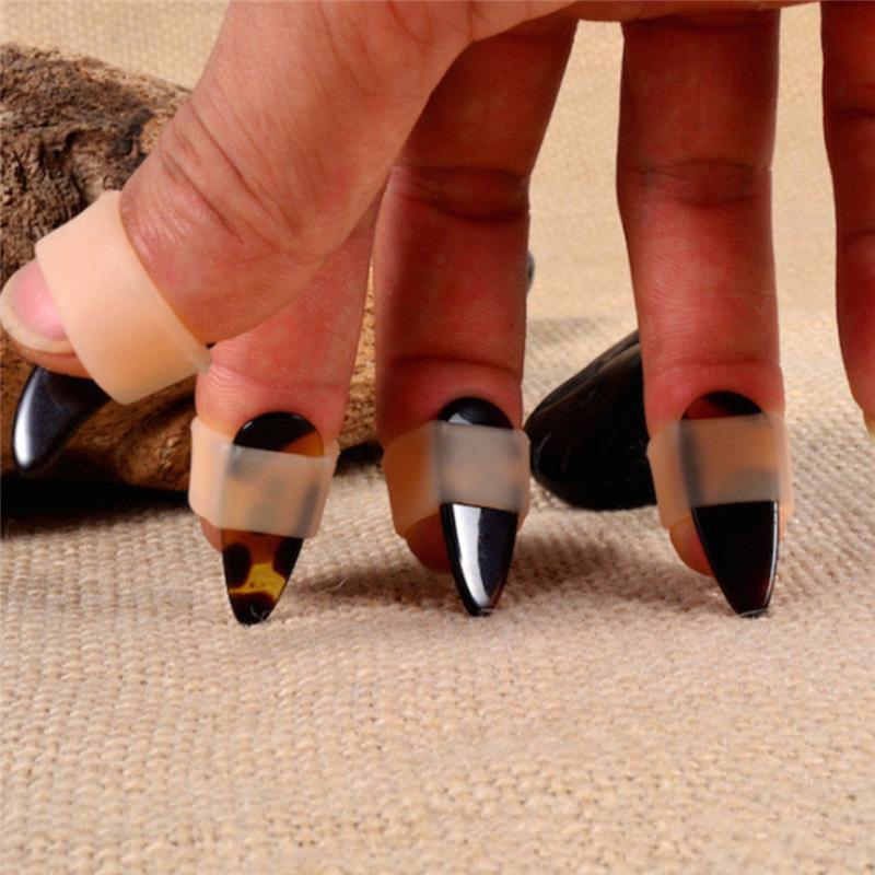 Guqin Nails Professional-Grade Nail Tips for Adults and Children Multicolored Nail Tips for Playing The Guqin and Guzheng Artificial Nails