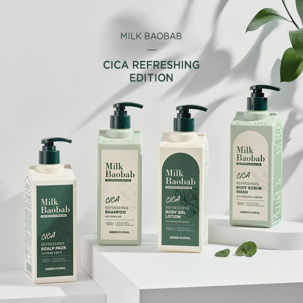 Milk Baobab [Official] Cica Refresh Line 500ml (Cica Refresh Body Scrub Wash 500ml)