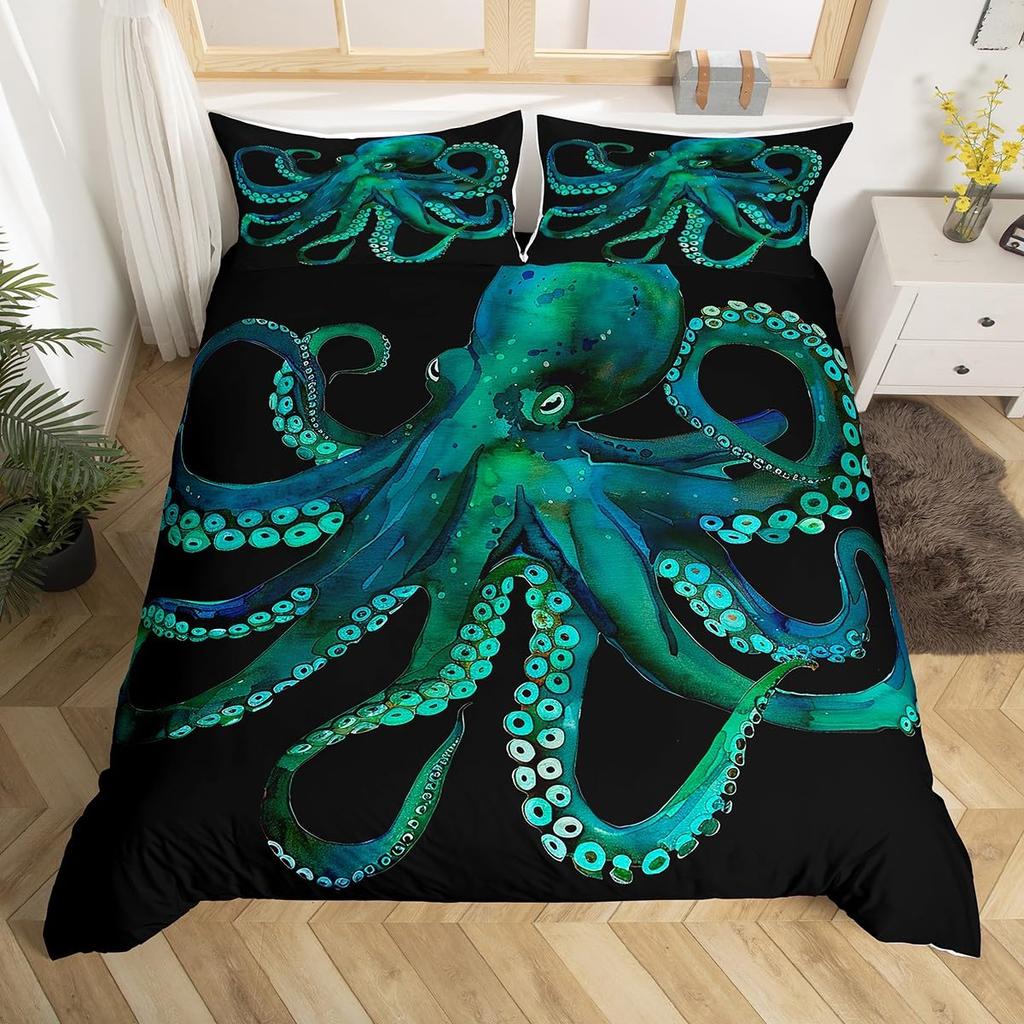 Feelyou Cartoon Car Kids Bedding Set Construction Bedding Duvet Cover Set Boys Decor Equipment Trucks Comforter Cover Set Excavator Tractor