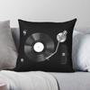 Plattenspieler Audio LP Vinyl Schallplatten Spieler Kissenbezug Polyester Leinen Samt Kreativ Reißverschluss Dekor Kissenhülle Heim Kissenbezug 45x45