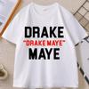 Men's Football Joke T-shirt Drake Maye Printed Cotton Tshirt Short Sleeve T-shirt Men Graphic Tee Streetwear Clothing Y2k