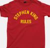 Stephen King Rules T Shirt Shining It Books Movies Monster Squad Dvd Blu Ray