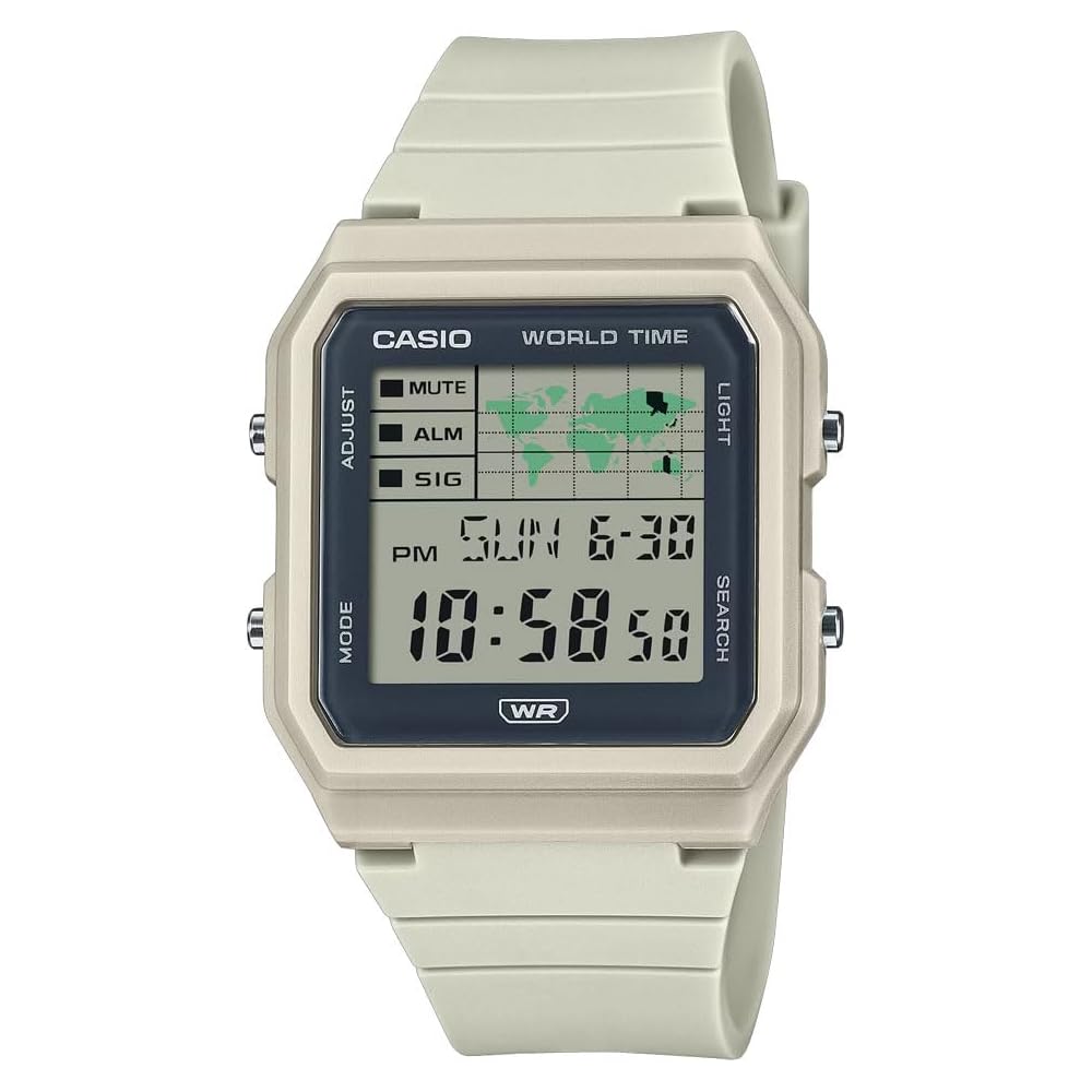 Casio Classic LF-30W-8A Цифровые кварцевые часы Светло-серые Водонепроницаемые Регулируемый ремешок