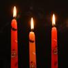 Halloween Colorful Tapered Printed Long Stem Candle Home Non-romantic Pointed Stem Wax