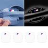 4pcs Car Door Handle Bowl Protector Transparent Anti-collision For M E34 E36 E60 E90 E46 E39 E70 F10 F20 F30 X5 X6 X1 M3 M5