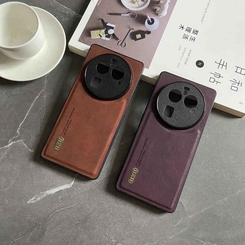 Magnetické pro OPPO Find X7 Ultra X6 Pro Realme GT5 11 Plus Reno 12 10 8T Pouzdro Kožené Matné Měkké Plné Kryt na Ochranu Fotoaparátu Skořepina