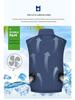 Unisex Sleeveless Cooling Workwear with Fan for Summer Heatstroke Prevention
