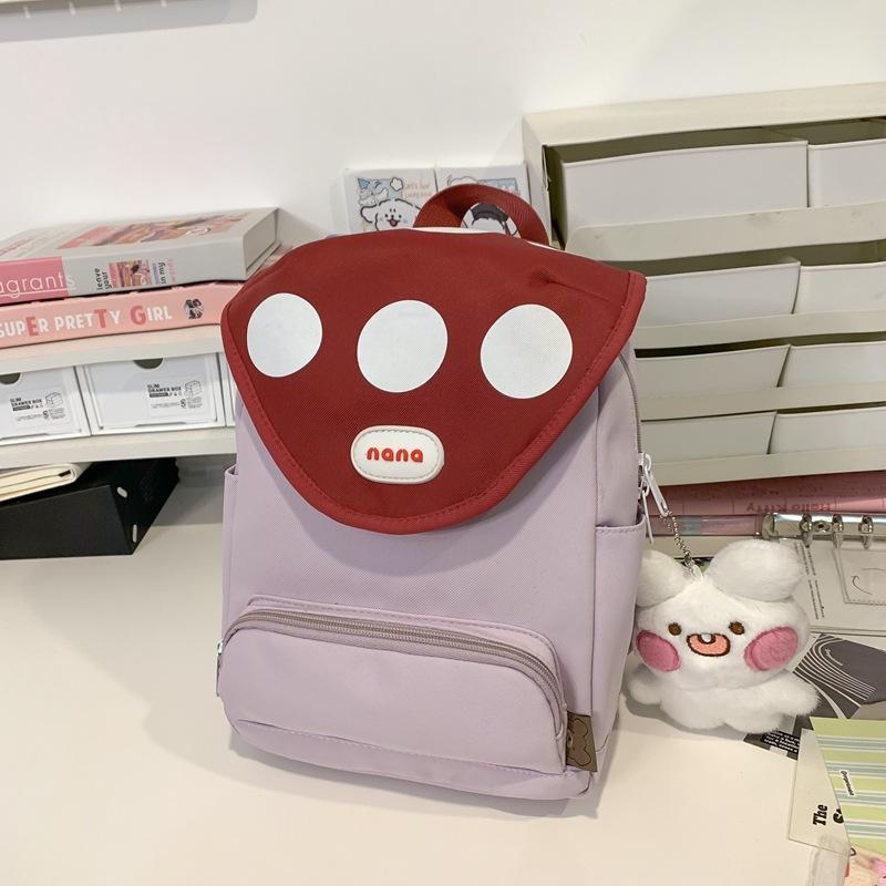 Cute Dopamine Girls' Schoolbags College Students' Travel Bags New Japanese Backpacks and Backpacks.